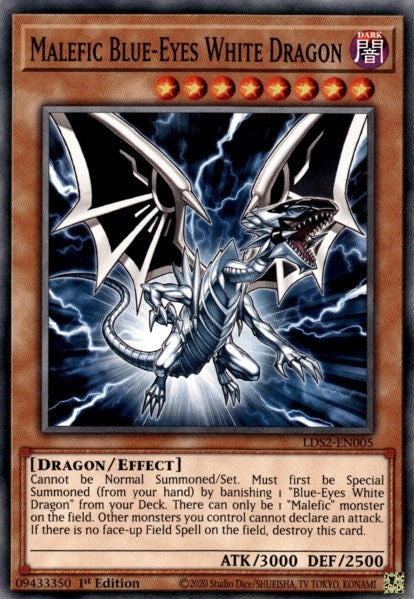 Malefic Blue Eyes White Dragon (LDS2-EN005) [LDS2]