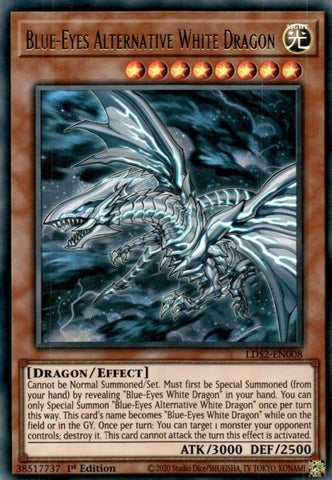 Blue Eyes Alternative White Dragon (LDS2-EN008) [LDS2]
