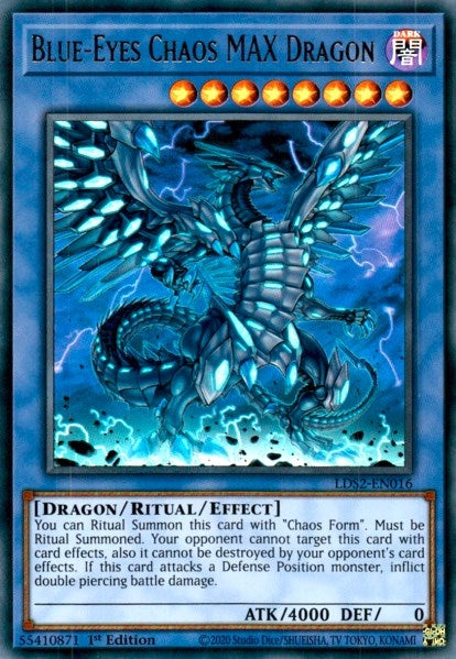 Blue Eyes Chaos MAX Dragon (LDS2-EN016) [LDS2]