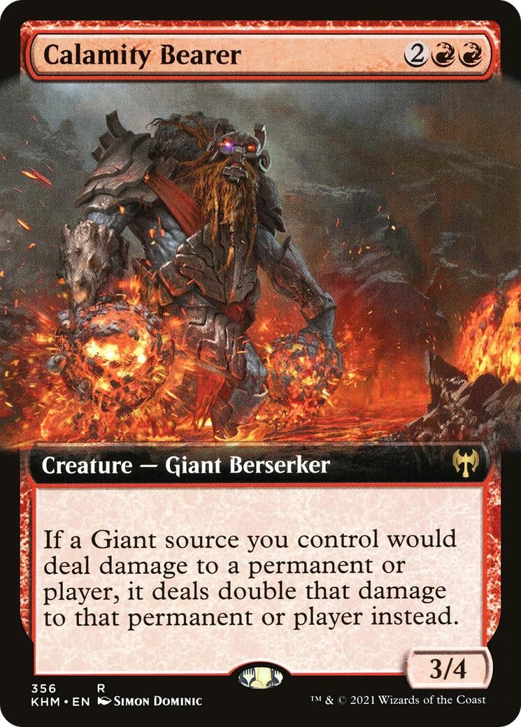 Calamity Bearer Extended Art (356) [KHM]