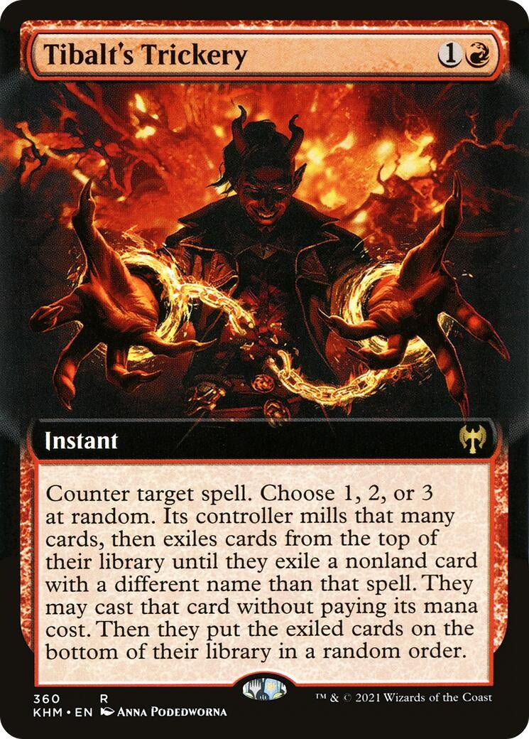 Tibalts Trickery Extended Art (360) [KHM]