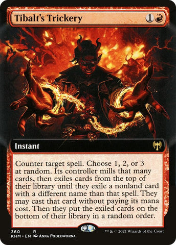 Tibalts Trickery Extended Art (360) [KHM]