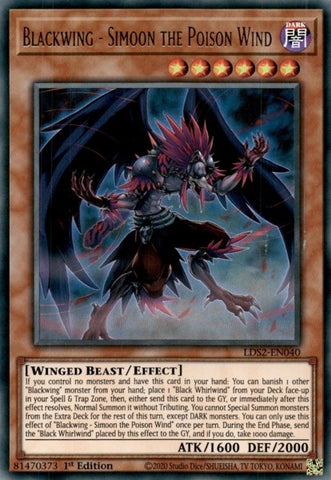 Blackwing Simoon the Poison Wind (LDS2-EN040) [LDS2]