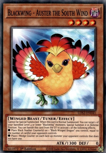 Blackwing Auster the South Wind (LDS2-EN041) [LDS2]