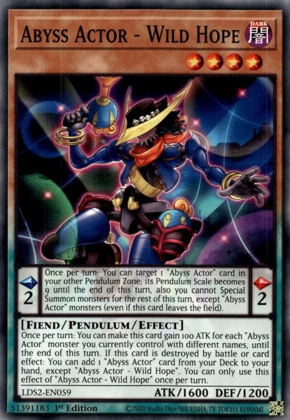 Abyss Actor Wild Hope (LDS2-EN059) [LDS2]