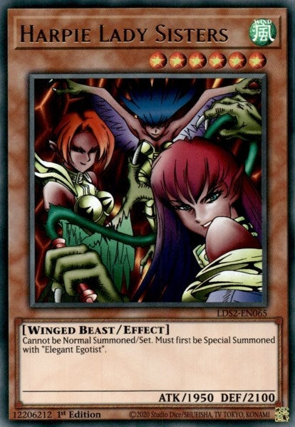 Harpie Lady Sisters (LDS2-EN065) [LDS2]