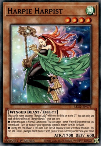 Harpie Harpist (LDS2-EN075) [LDS2]