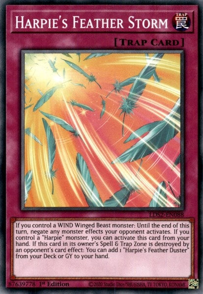 Harpies Feather Storm (LDS2-EN088) [LDS2]