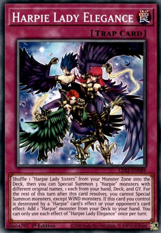 Harpie Lady Elegance (LDS2-EN089) [LDS2]