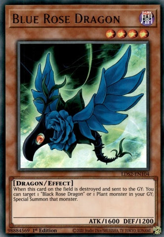 Blue Rose Dragon (LDS2-EN104) [LDS2]
