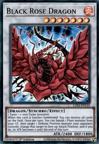Black Rose Dragon (LDS2-EN110) [LDS2]