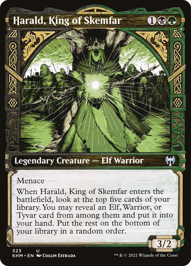 Harald, King of Skemfar (Showcase) [Kaldheim]