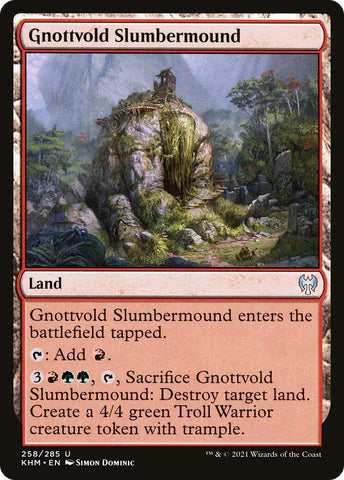 Gnottvold Slumbermound [Kaldheim]