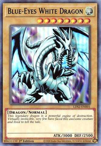 Blue Eyes White Dragon Green (LDS2-EN001) [LDS2]