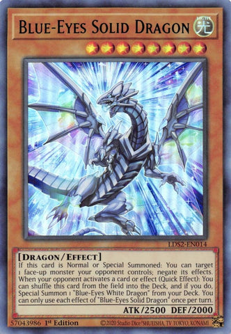 Blue Eyes Solid Dragon Green (LDS2-EN014) [LDS2]