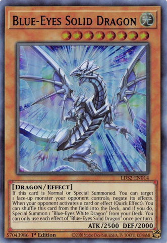 Blue Eyes Solid Dragon Purple (LDS2-EN014) [LDS2]