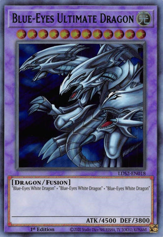 Blue Eyes Ultimate Dragon Green (LDS2-EN018) [LDS2]