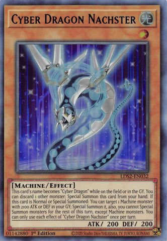 Cyber Dragon Nachster Blue (LDS2-EN032) [LDS2]
