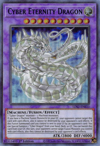 Cyber Eternity Dragon Blue (LDS2-EN033) [LDS2]