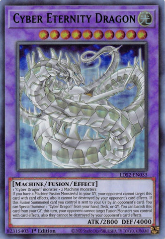 Cyber Eternity Dragon Green (LDS2-EN033) [LDS2]