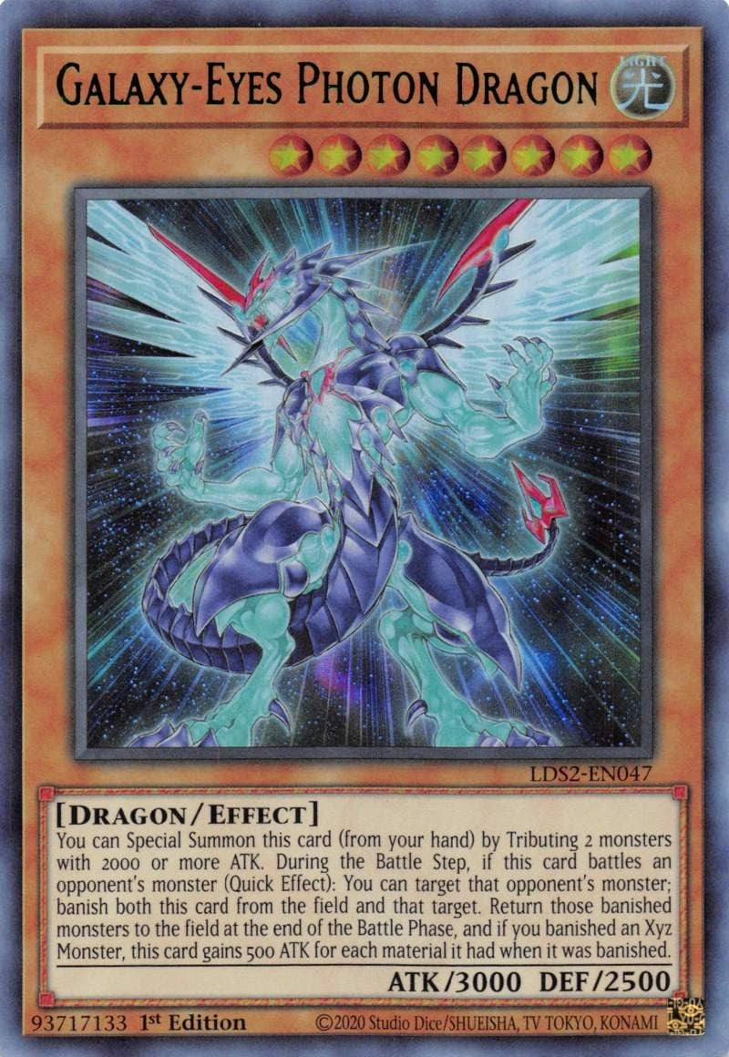 Galaxy Eyes Photon Dragon Green (LDS2-EN047) [LDS2]