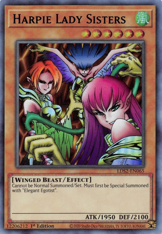 Harpie Lady Sisters Blue (LDS2-EN065) [LDS2]