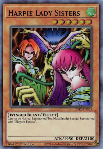 Harpie Lady Sisters Purple (LDS2-EN065) [LDS2]