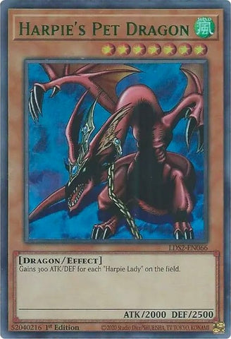 Harpies Pet Dragon Green (LDS2-EN066) [LDS2]