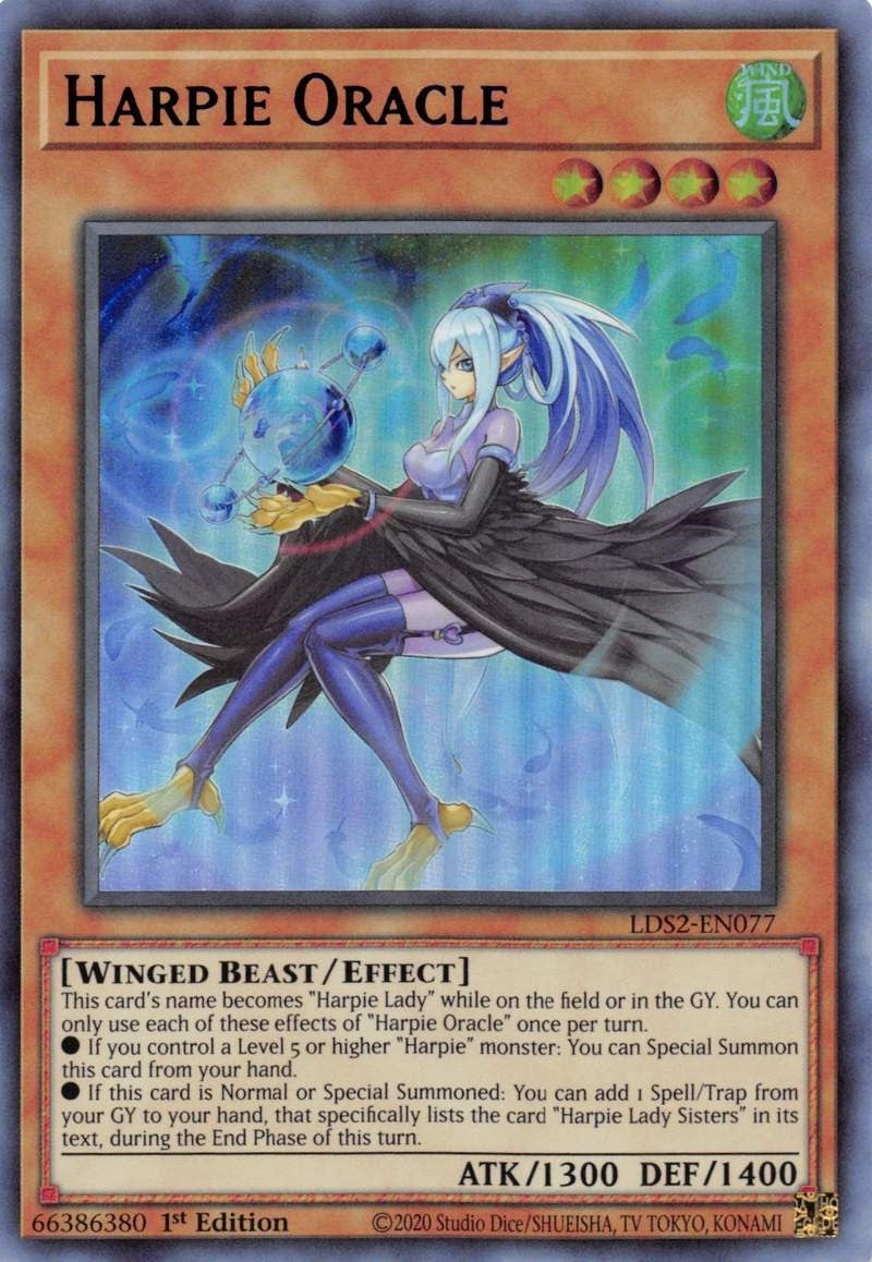 Harpie Oracle Blue (LDS2-EN077) [LDS2]