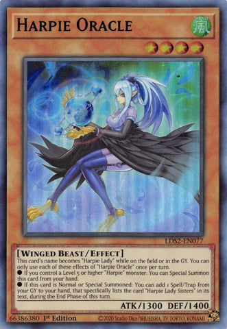 Harpie Oracle Green (LDS2-EN077) [LDS2]