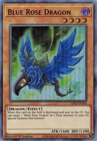 Blue Rose Dragon Purple (LDS2-EN104) [LDS2]