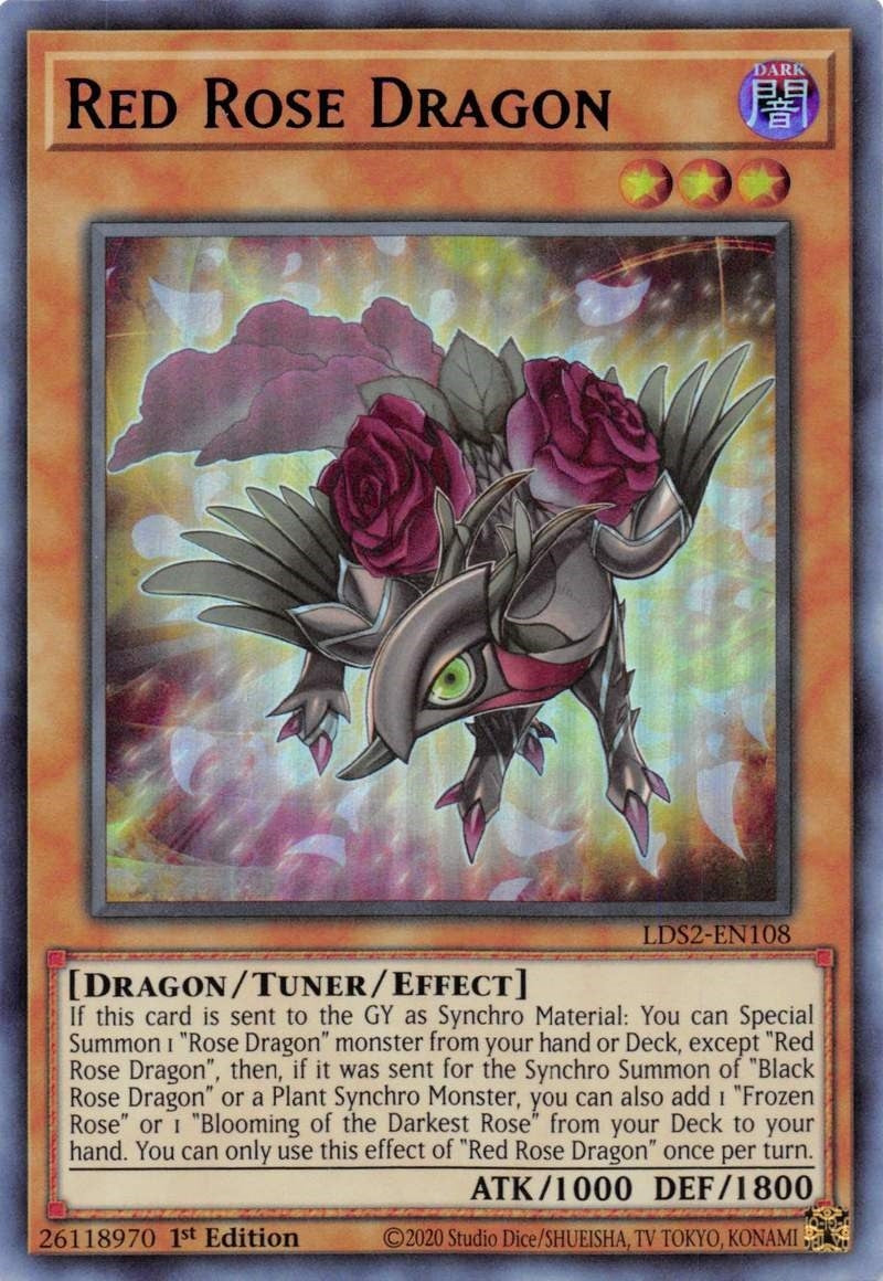 Red Rose Dragon Purple (LDS2-EN108) [LDS2]