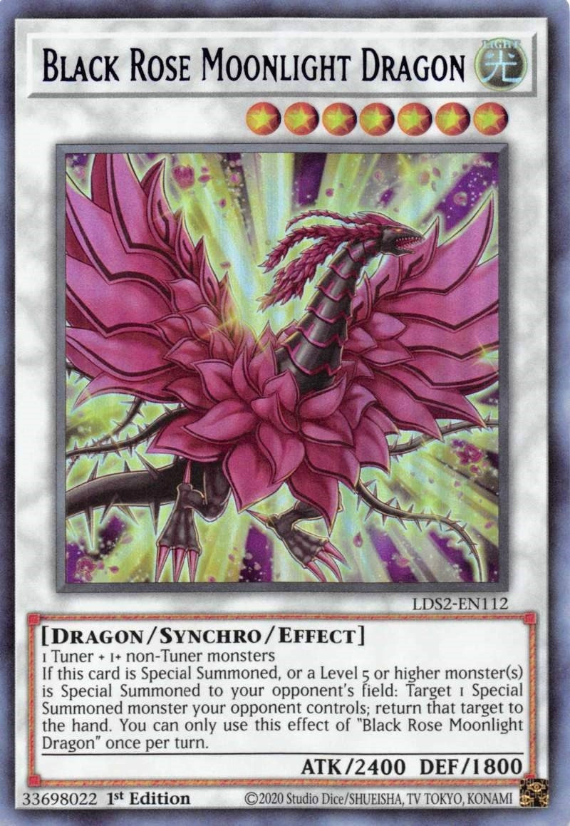 Black Rose Moonlight Dragon Blue (LDS2-EN112) [LDS2]
