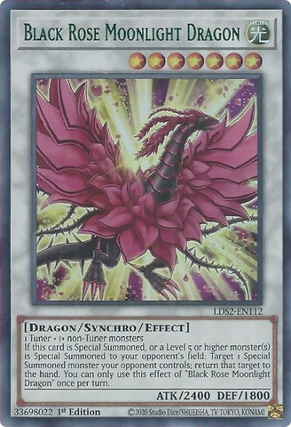 Black Rose Moonlight Dragon Green (LDS2-EN112) [LDS2]