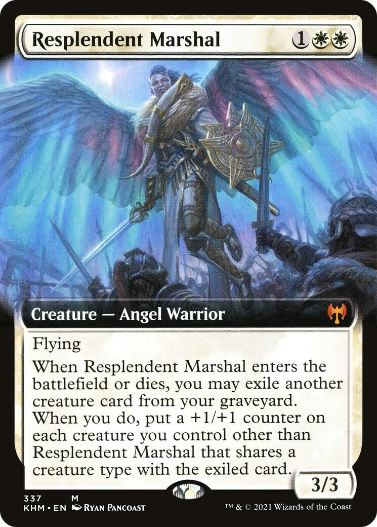 Resplendent Marshal Extended Art (337) [KHM]