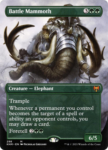 Battle Mammoth Borderless (298) [KHM]