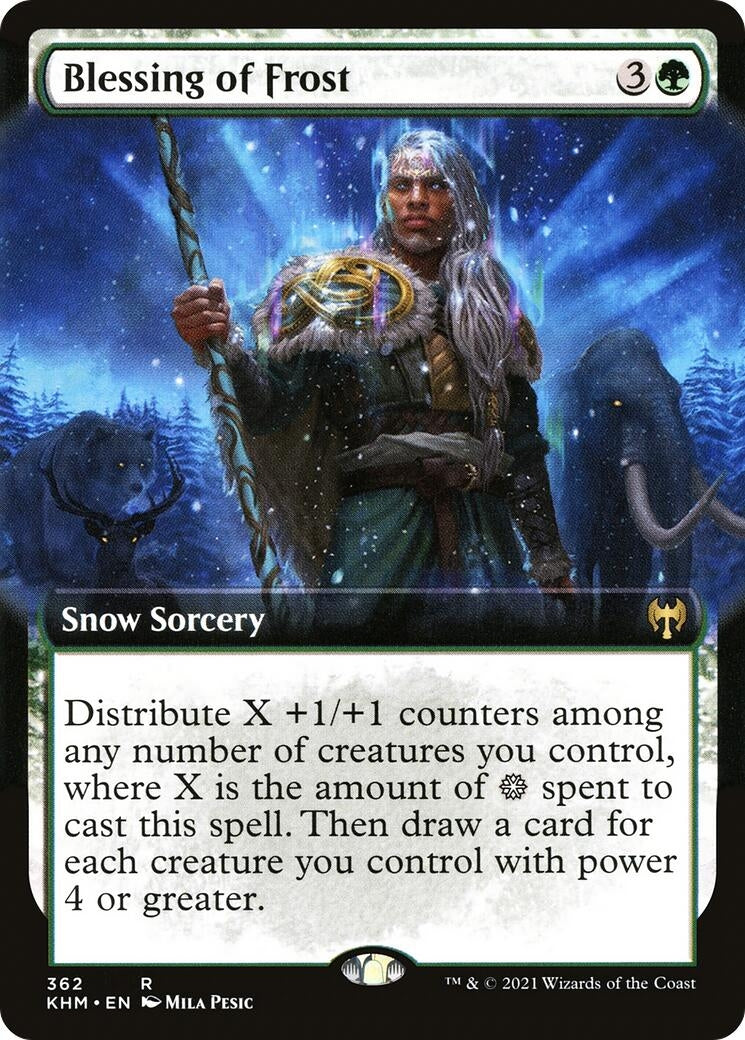 Blessing of Frost (Extended Art) [Kaldheim]