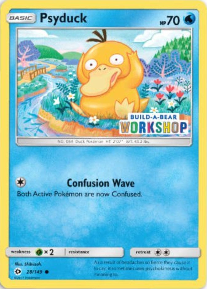 Psyduck 28 149 Build A Bear Workshop Exclusive (028/149) [MCAP]