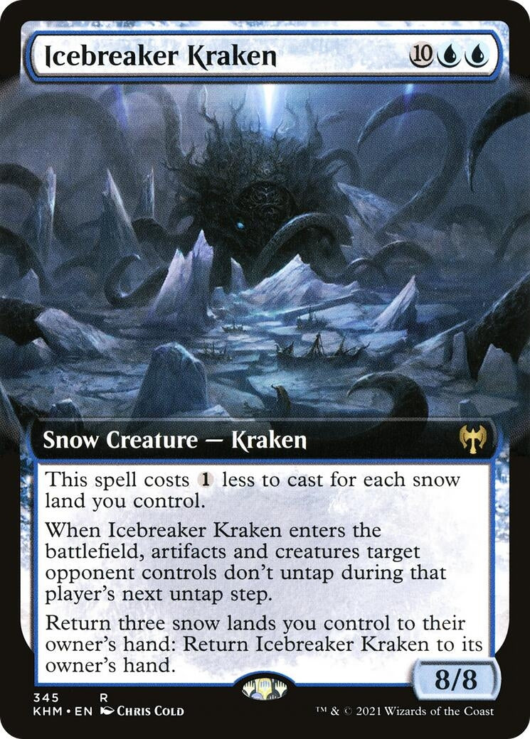 Icebreaker Kraken (Extended Art) [Kaldheim]