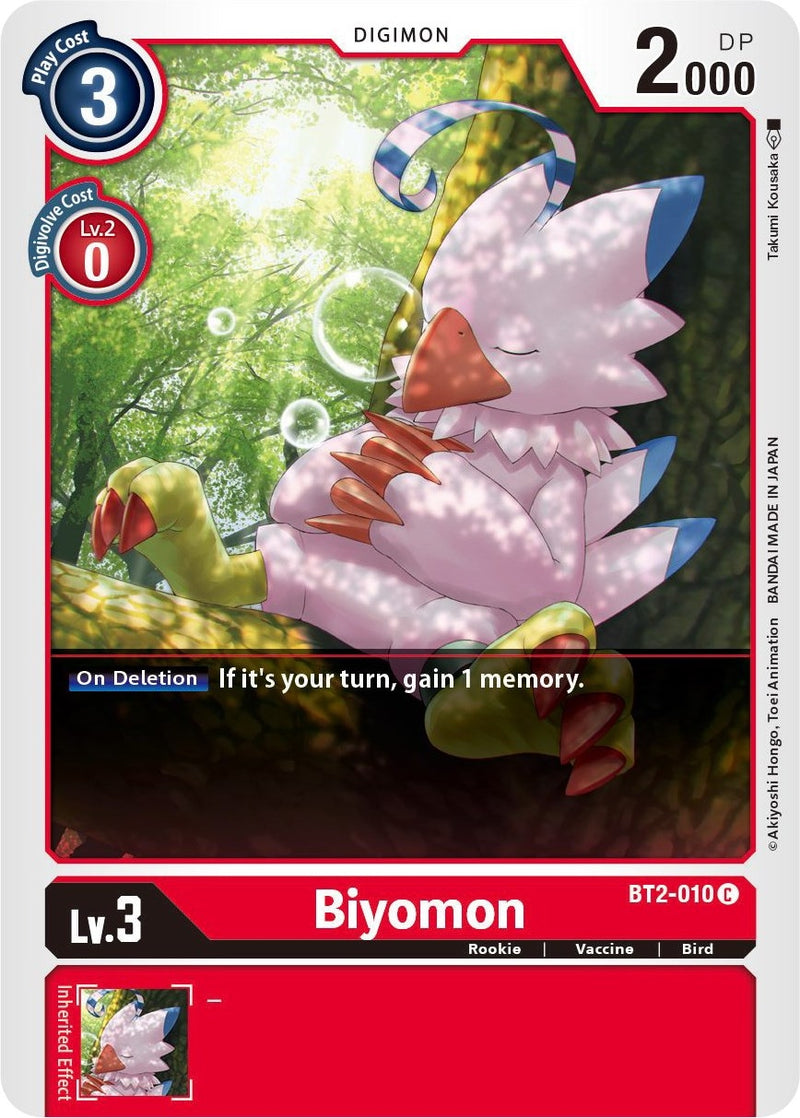 Image for Biyomon - BT2-010 [Release Special Booster]
