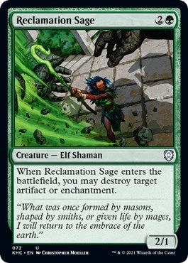 Reclamation Sage [Kaldheim Commander]