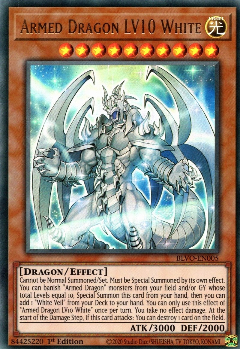 Armed Dragon LV10 White (BLVO-EN005) [BLVO]