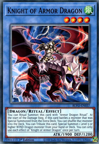 Knight of Armor Dragon (BLVO-EN037) [BLVO]