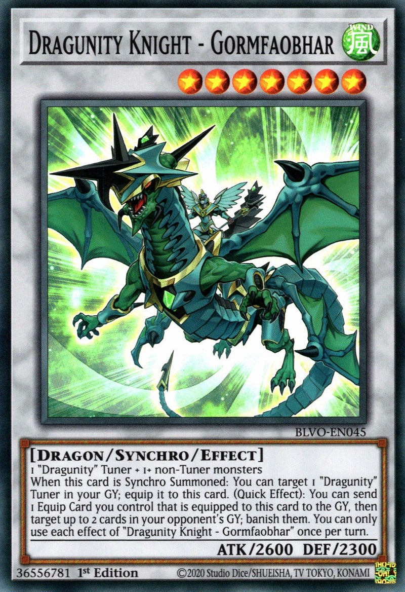Dragunity Knight Gormfaobhar (BLVO-EN045) [BLVO]
