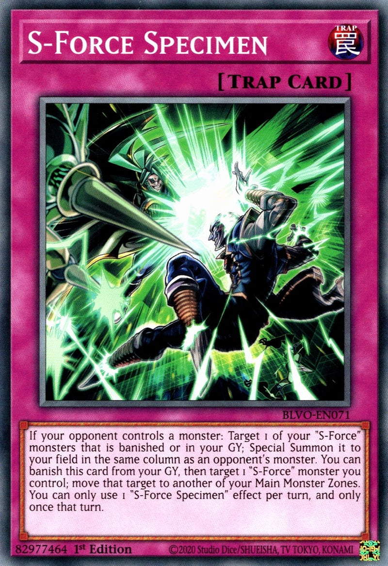 S Force Specimen (BLVO-EN071) [BLVO]
