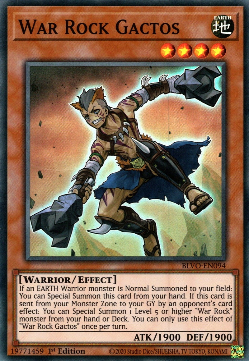 War Rock Gactos (BLVO-EN094) [BLVO]