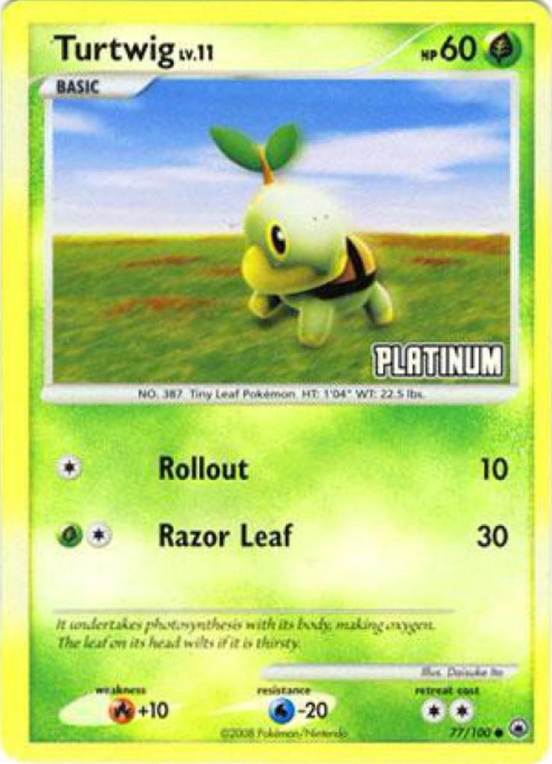 Turtwig 77 100 Platinum (077/100) [BKP]