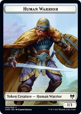 Human Warrior Token (3) [KHM]