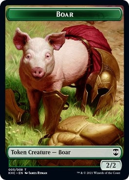 Boar Spirit Double sided Token [KHC]