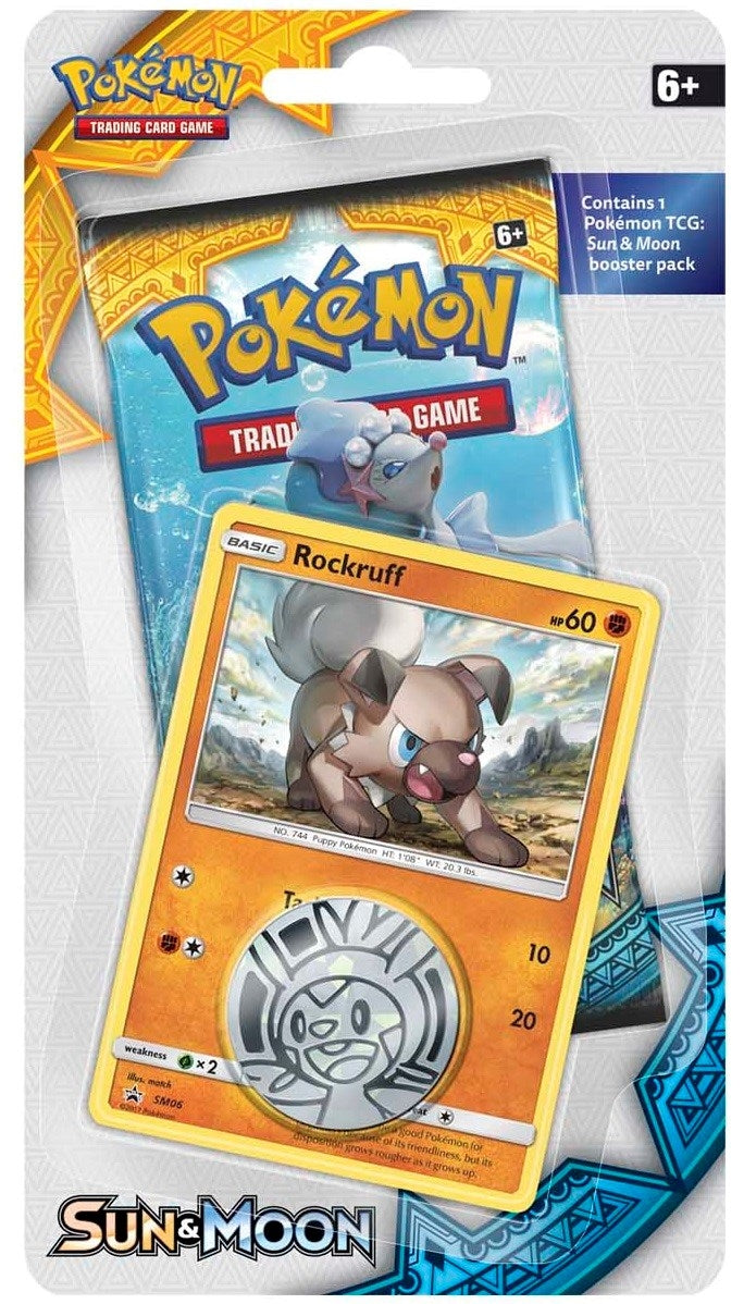 Sun and Moon Single Blister Pack Rockruff [SM01]